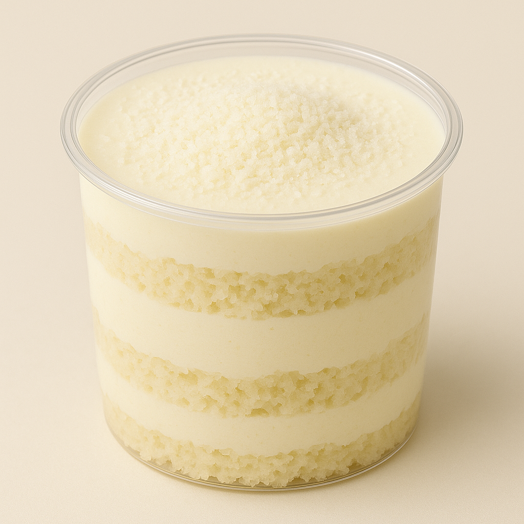 Bolo de leite ninho no pote