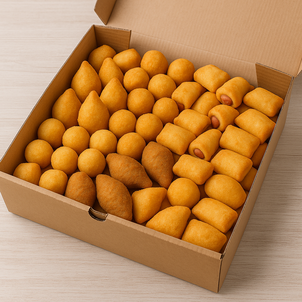 Cento de salgados - Opção 1