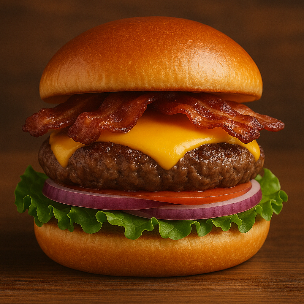 Hamburguer bacon cheddar