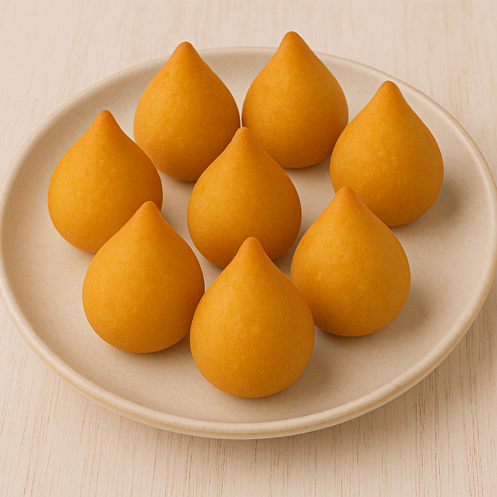 Mini coxinha de frango