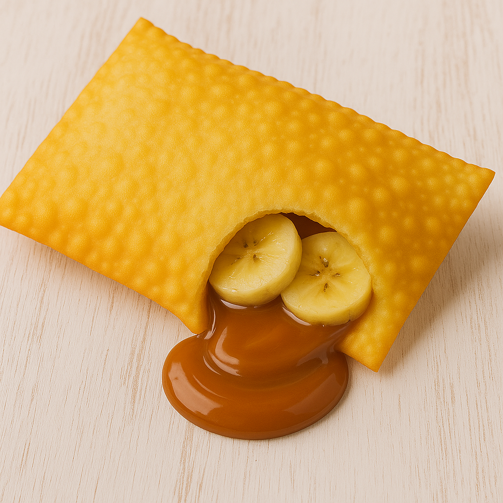 Doce de leite com banana